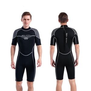 GoldFin Mens Shorty Wetsuit Neoprene Surfing Diving Swimming Snorkeling # E710-K
